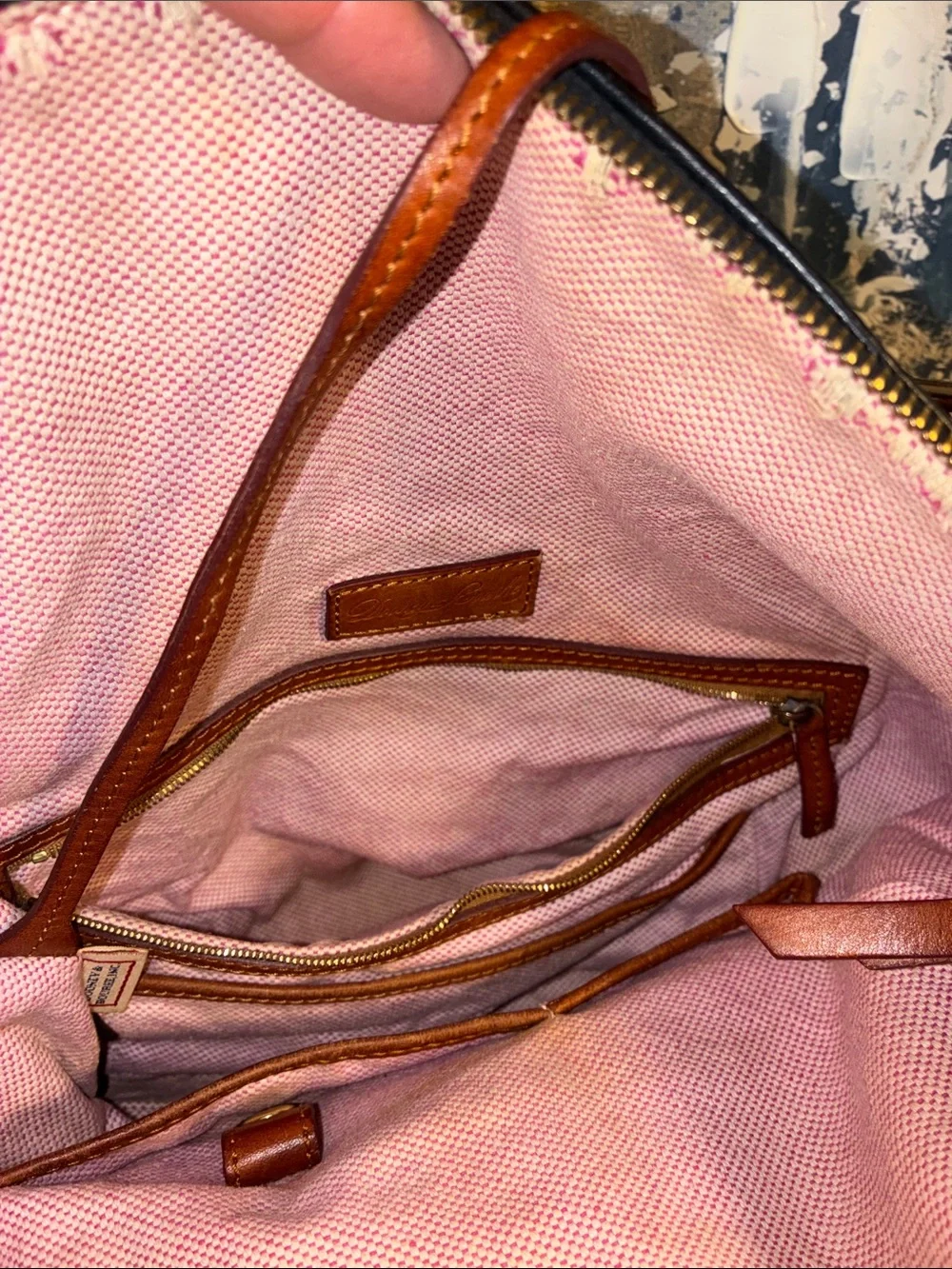 Genuine Vintage Dooney & Bourke Dillen HOBO XL Black Leather